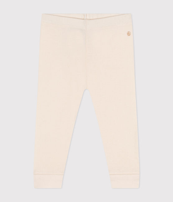 Leggings lisos de algodón para bebé crudo AVALANCHE