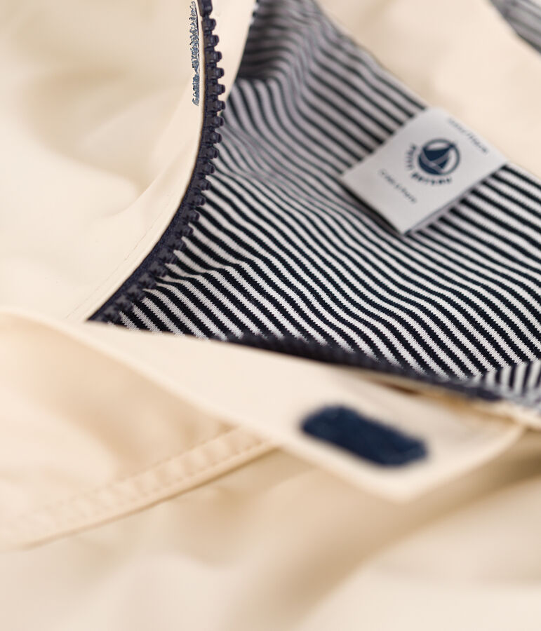 CHUBASQUERO IC&Oacute;NICO RECICLADO DE NI&Ntilde;A/NI&Ntilde;O crudo