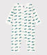 Pijama de bebé de algodón sin patas de ballena