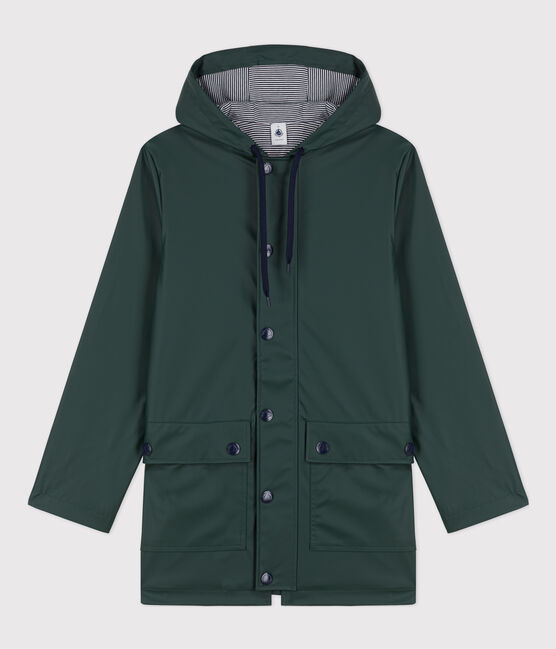 Chubasquero icónico de material reciclado y algodón ORGÁNICO verde SHERWOOD