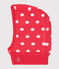 Pasamontañas para bebé unisex rojo SIGNAL/blanco MARSHMALLOW