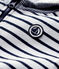 Chaqueta de béisbol de sherpa de bebé. blanco MARSHMALLOW/azul SMOKING