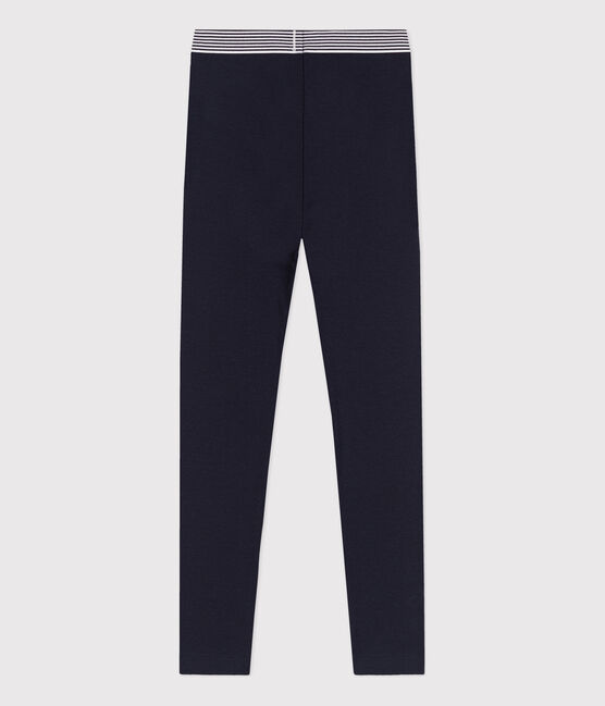 Jeggings de algodón y elastano para niña azul SMOKING