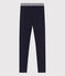 Jeggings de algodón y elastano para niña azul SMOKING