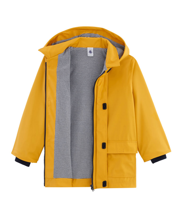 Impermeable infantil unisex amarillo
