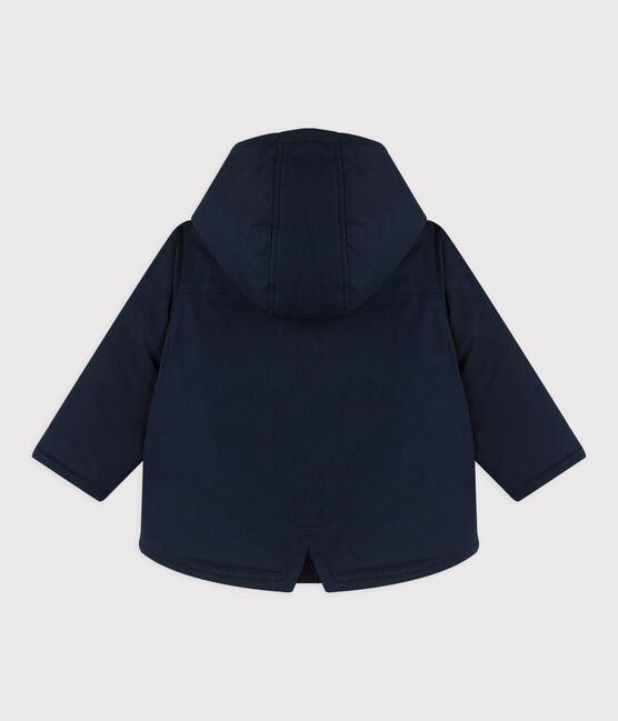 Parka semi larga para bebé niño azul SMOKING
