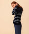 Jersey marinero de lana para mujer SMOKING/ AZUL
