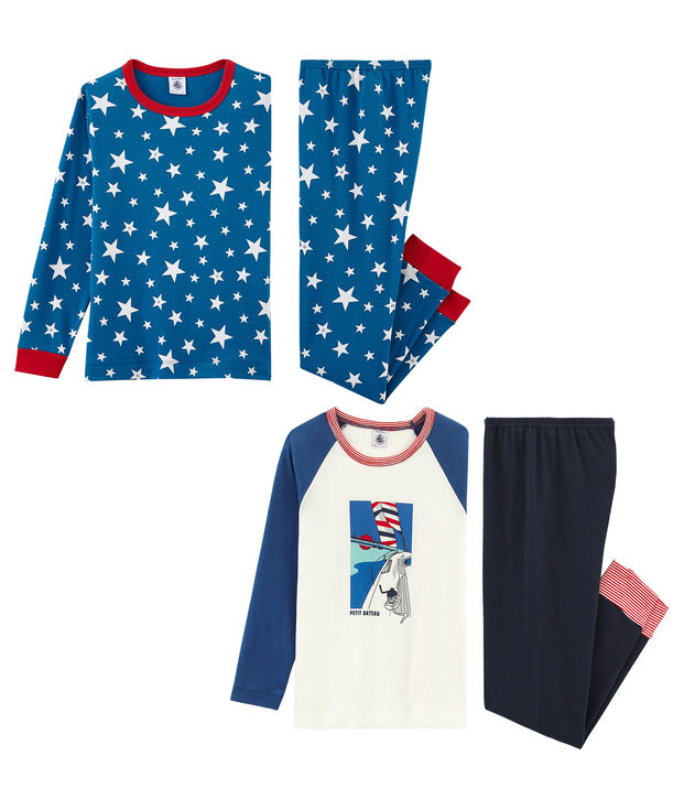 Lote de 2 pijamas para ni&ntilde;o peque&ntilde;o multicolor