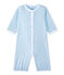 Saco bebé mixto 2 en 1 azul TOUDOU/blanco ECUME