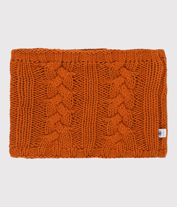 Cuello para ni&ntilde;a marron