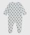 Pijama de terciopelo con estampado de estrellas para bebé BELUGA/ ADRIATIC