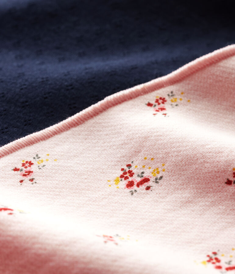 Juego de 2 pa&ntilde;uelos de beb&eacute;. multicolor