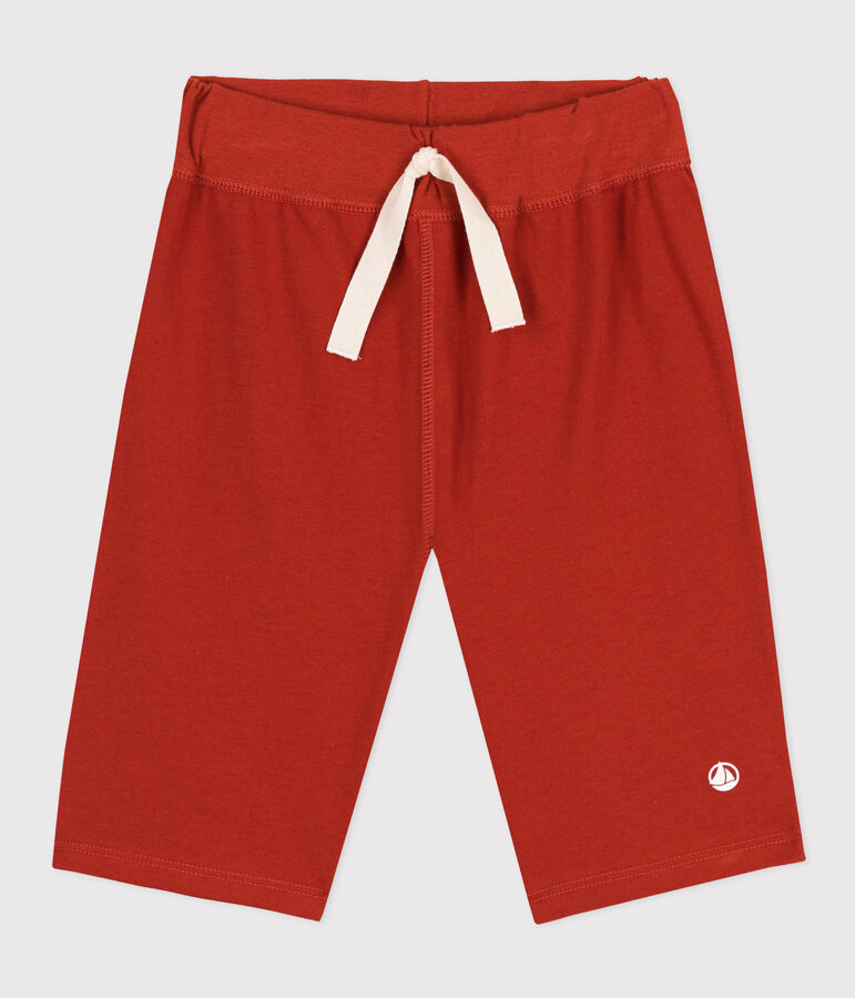 Bermudas de algod&oacute;n para ni&ntilde;o rojo