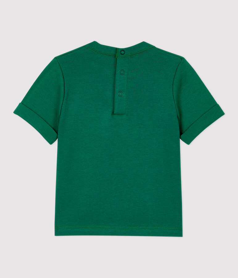 Camiseta de algod&oacute;n de beb&eacute;. verde