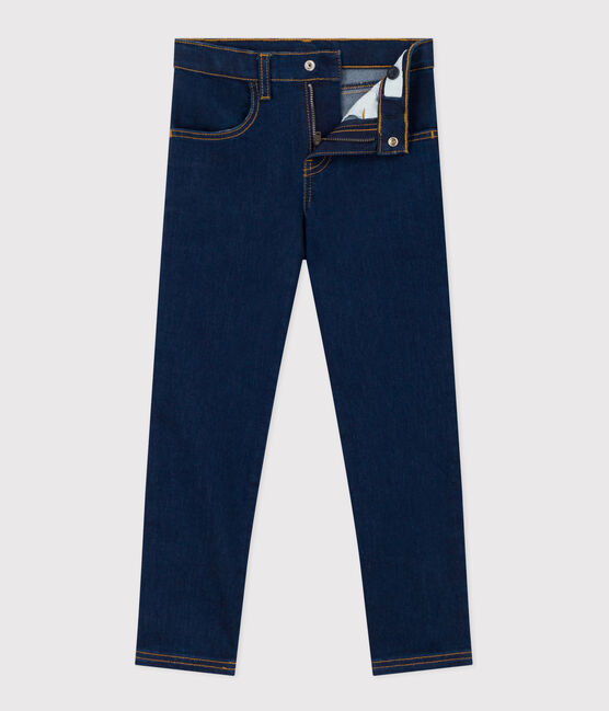 Pantalón vaquero slim de niña azul DENIM BRUT