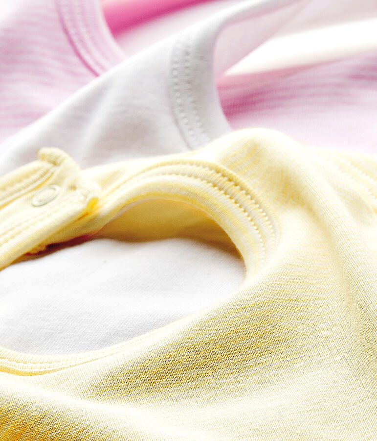 Lote de 3 baberos para beb&eacute; blanco LOT