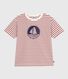 Camiseta infantil estampada de manga corta