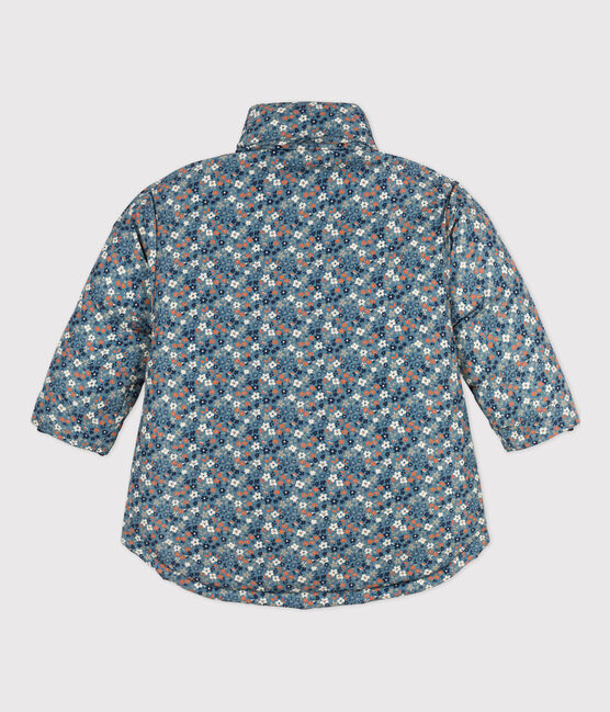 Chaqueta acolchada semilarga estampada para niña ROVER/ MULTICO