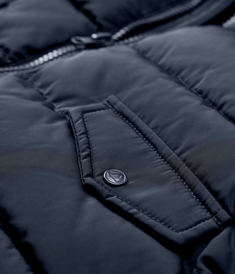 Chaqueta acolchada para beb&eacute; azul SMOKING