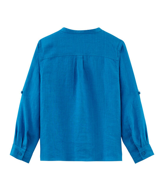 Camisa infantil para niño azul RIYADH