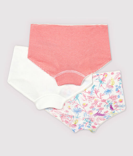 Lote de 3 culottes con estampado de jungla de niña variante 1