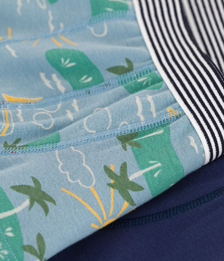 Juego de 2 b&oacute;xers de algod&oacute;n de explorador para ni&ntilde;o multicolor