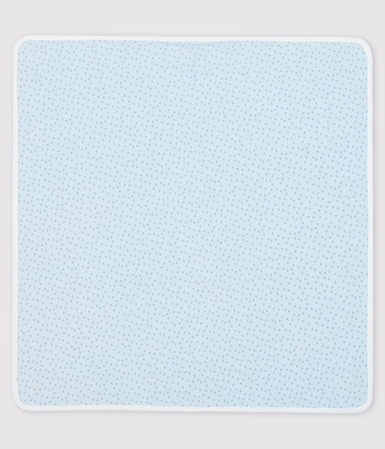 Manta de tejido acanalado para bebé azul FRAICHEUR/gris CONCRETE