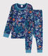 Pijama estampado de jungla de niño de túbico