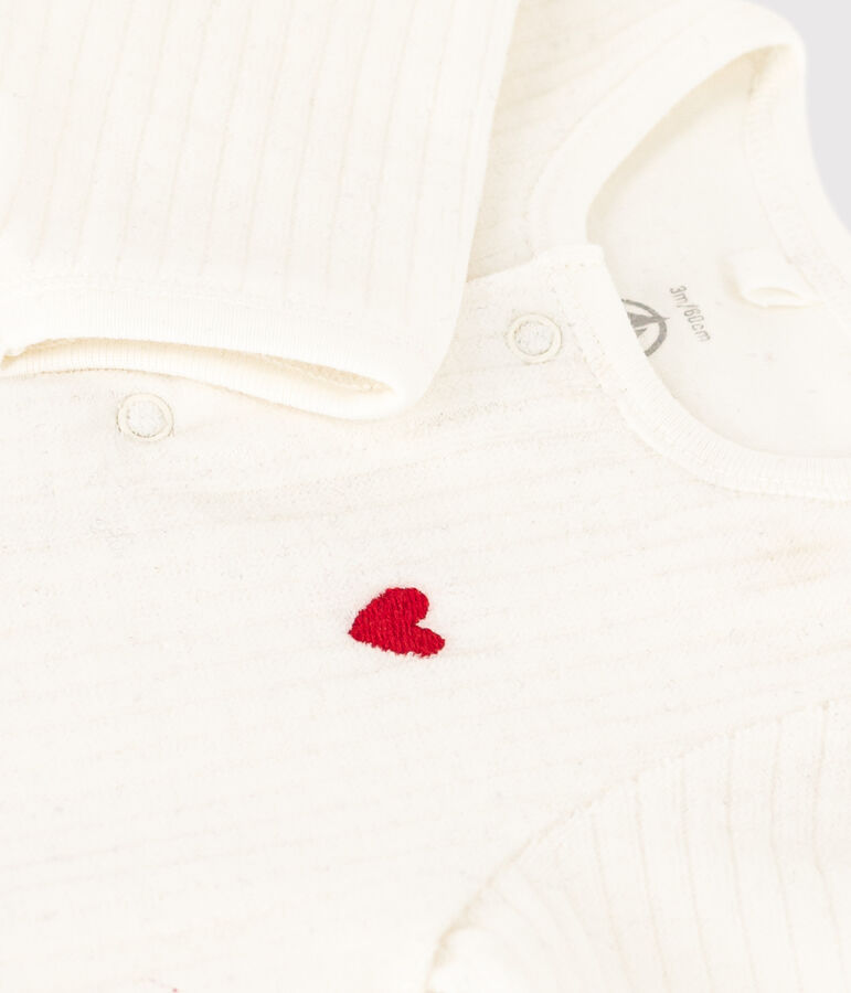 BODYJAMA UNISEX DE TERCIOPELO blanco MARSHMALLOW