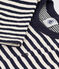 Camiseta de manga larga de tejido túbico de niño azul SMOKING/ AVALANCHE