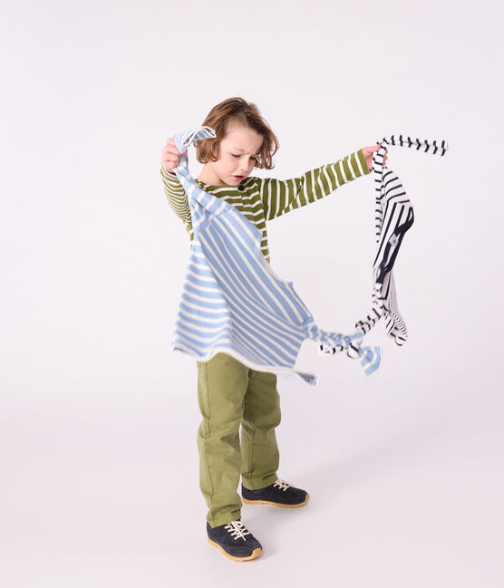Marinera infantil de algodón verde CEDAR/ MILK