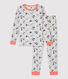Pijama snugfit con estampado de París de niño de algodón orgánico
