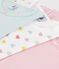 Juego de camisetas infantiles de algod&oacute;n de manga corta con corazones multicolor