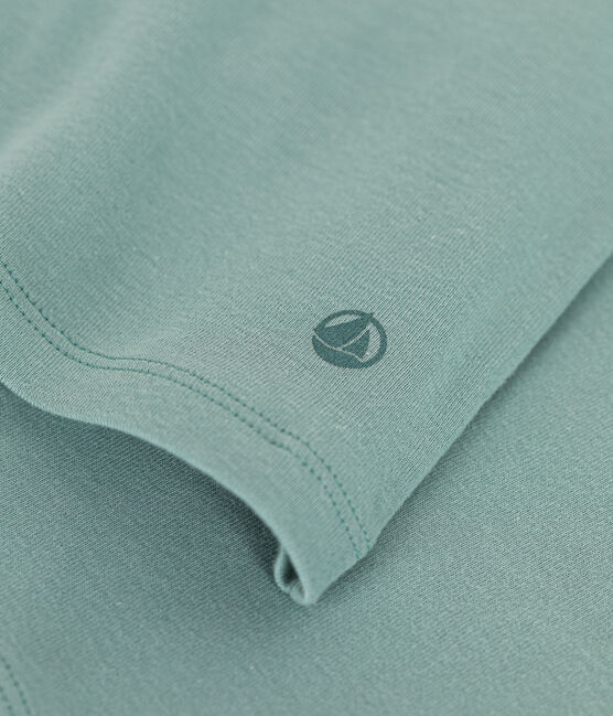 Camiseta L'ICONIQUE de algodón con cuello redondo para mujer verde PAUL