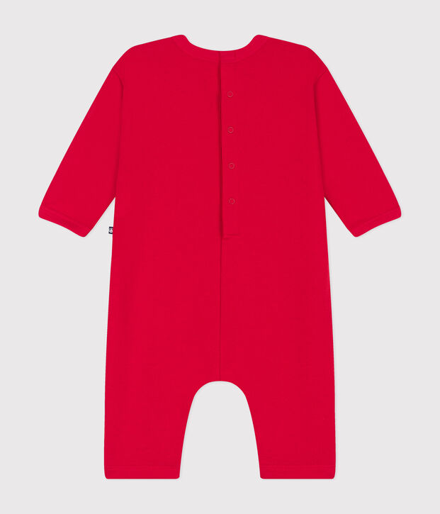 Mono largo de mulet&oacute;n para beb&eacute; rojo