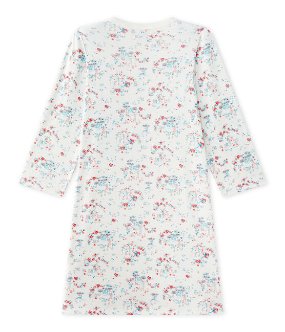 Camisón estampado de niña blanco LAIT/blanco MULTICO