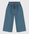 Pantalón ancho de micro pana de niña azul ROVER