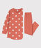 Camisón y leggings de felpa y algodón con corazón para niña BRANDY/ AVALANCHE