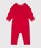 Pijama sin pies de algodón para bebé rojo CORRIDA