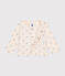 Cárdigan de túbico con estampado de estrellas para bebé beige AVALANCHE/ ARGENT
