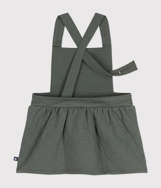 Vestido sin mangas de túbico acolchado para bebé verde THUYA