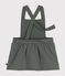 Vestido sin mangas de túbico acolchado para bebé verde THUYA