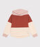 Sudadera con capucha de muletón de niña marron FAMEUX/ MULTICO