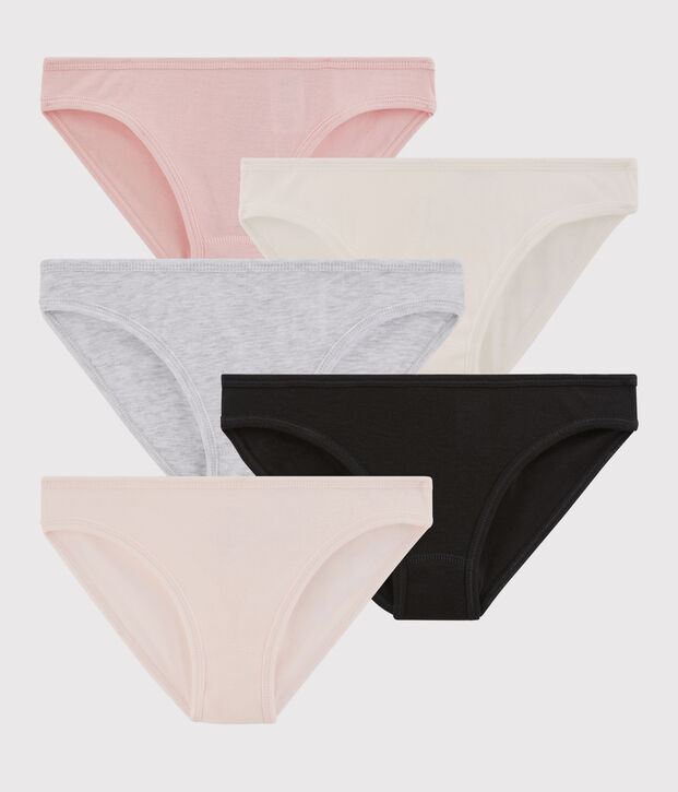 Lote de 5 braguitas para mujer multicolor