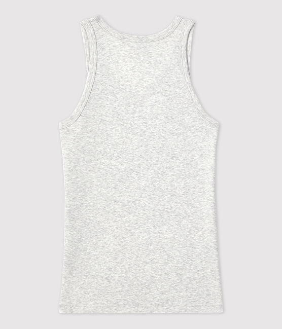 Camiseta de tirantes L'ICONIQUE de algodón para mujer gris BELUGA CHINE