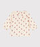 Blusa estampada de gasa de algodón para bebé blanco AVALANCHE/ MULTICO