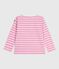 Marinera infantil de algodón rosa BOUDOIR/ MILK
