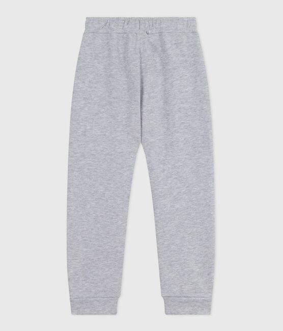 Pantalón infantil de jogging liso de algodón gris FUMEE CHINE