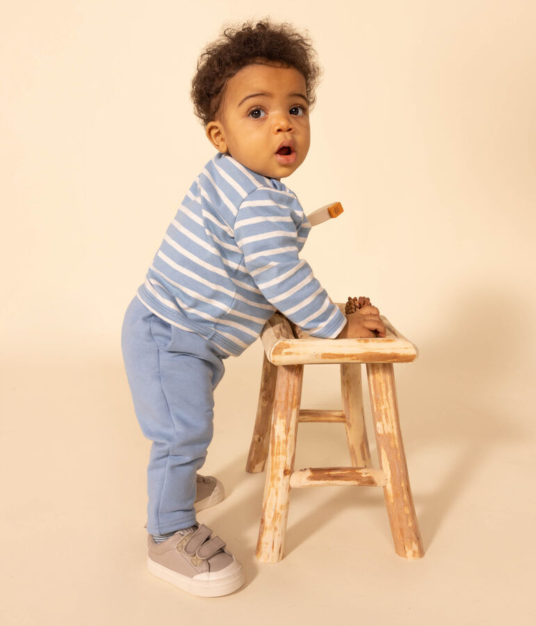 Pantal&oacute;n de mulet&oacute;n de beb&eacute; azul