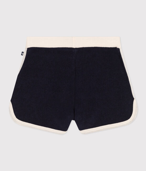 Shorts de rizo para niña azul SMOKING